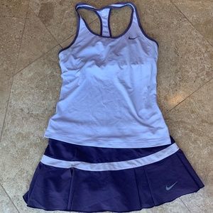 Nike matching tank and skort